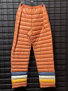 🎿 Cotopaxi Fuego Down Pants | Men's Medium | Orange with Stripes